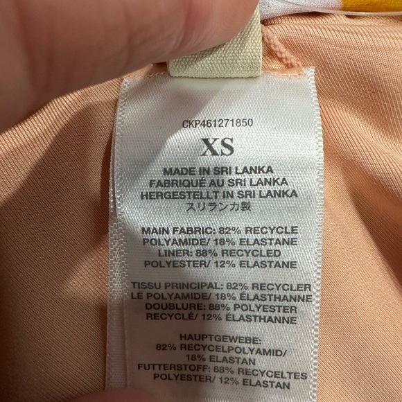 Madewell Second Wave Retro High Waist Bikini Bottom Watercolor Floral XS NWT - Picture 5 of 5